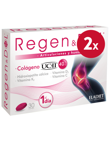 Pack de 2 uds Regen & Dol Colageno Uc Ii 30Comp. de Eladiet