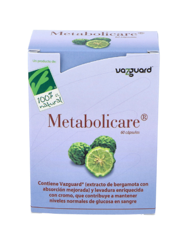 Metabolicare®. Caja con 60 cápsulas (en blíster)