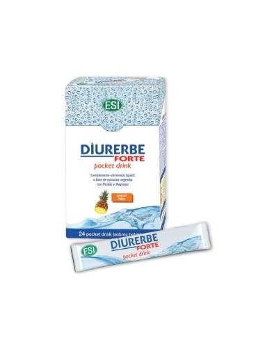 Diurerbe Forte Piña Pocket Drink (24 Sobres) De Esi