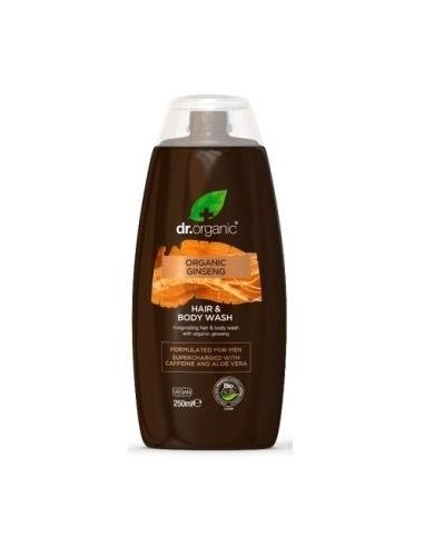 Gel De Baño Y Cabello De Ginseng 250 Ml De Dr Organic