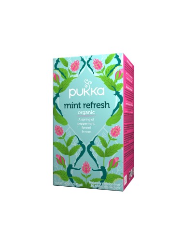 Refresh Rosa Hinojo-Menta Infusion 20Ud. Bio de Pukka