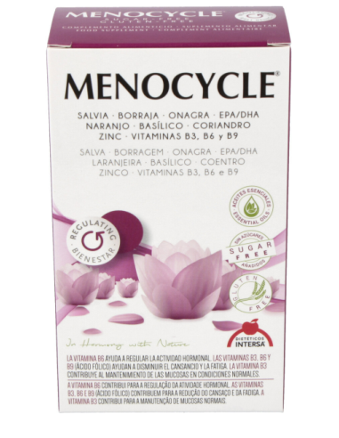 Pack 4x3 Menocycle 60 perlas de Intersa