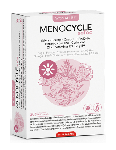 Pack 4x3 Menocycle Sofoc 30 perlas de Intersa