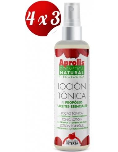 Pack 4x3 Propoleo Locion Tonica 100 Ml de Intersa