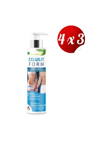 Pack 4x3 Aceite Celulit Form 100 Ml de Intersa