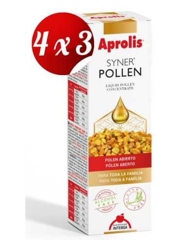 Pack 4x3 Synerpollen Liquido 60 Ml de Intersa