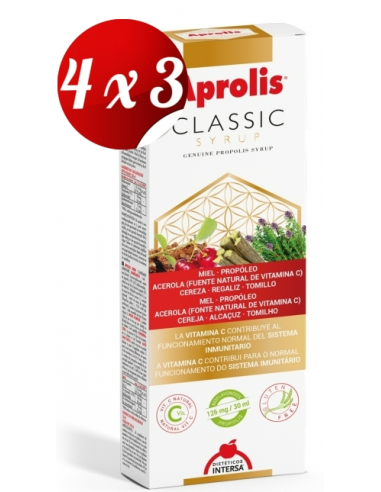 Pack 4x3 Aprolis Jarabe 250Ml de Intersa