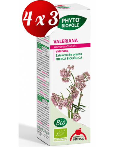 Pack 4x3 Phyto-Bipole Bio Valeriana 50 Ml de Intersa