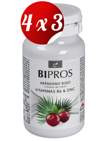 Pack 4x3 Bipros (Prostata) 80 capsulas de Intersa