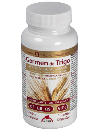 Pack 4x3 Germen De Trigo (Biovitamin E) 50 perlas de Intersa