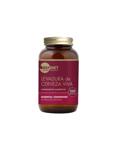 Levadura de Cerveza Viva 100 capsulas de Waydiet