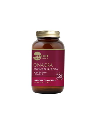 Onagra y Vitamina E 100 Perlas de Waydiet