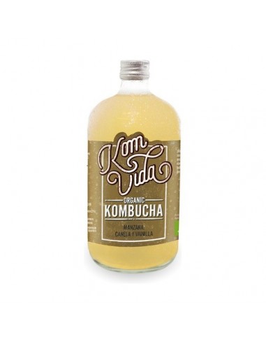 Kombucha Manzana, canela y vainilla Bio750ml Komvida