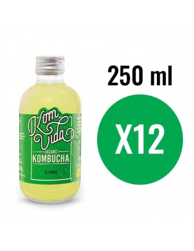 Kombucha Té Verde (Greenvida) Bio 12x250ml Komvida