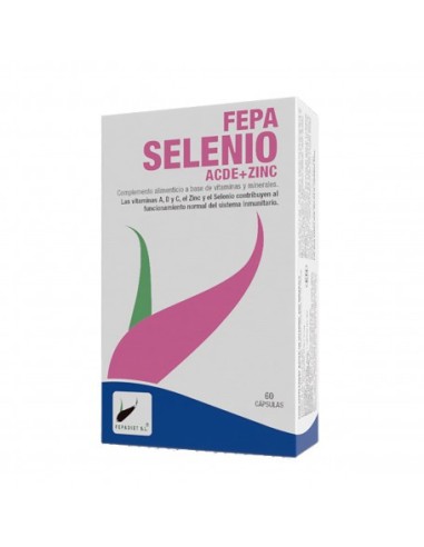 Pack 2 ud fepa-selenio acde + zinc 200 ug. 60 cap.