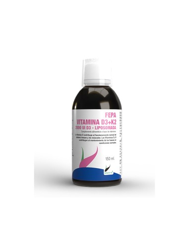 Pack 2 ud fepa-vitamina d3 + k2 liposomada  150 ml.