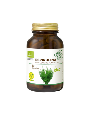 Spirulina 100% Bio 60 Caps de Herbes del Moli