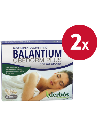 Pack de 2 uds Balantium Obedorm Plus 30Cap. de Derbos