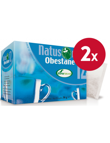 Pack de 2 uds Natusor 12 Infusiones Obestane 20 unidades de Soria Natural