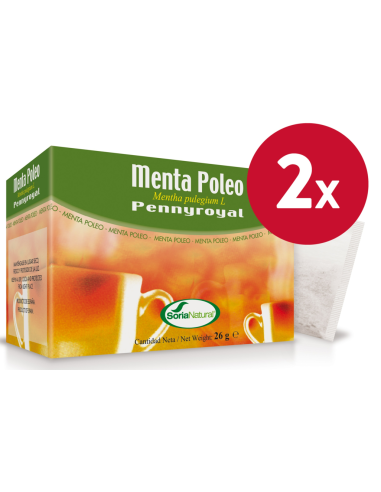 Pack de 2 ud Infusion de.Menta Poleo 20 Uds de Soria Natural