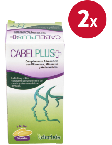 Pack de 2 uds Cabelplus 30Perlas de Derbos