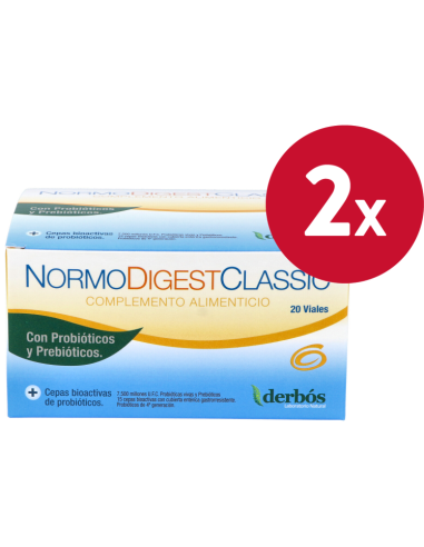 Pack de 2 uds Normodigest Classic 20Viales de Derbos