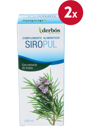 Pack de 2 uds Siropul Jarabe 250Ml. de Derbos