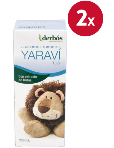 Pack de 2 uds Yaravi Baby Tus Jarabe 250Ml. de Derbos