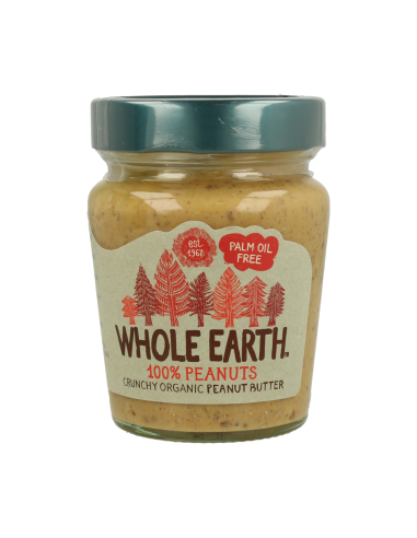 Crema Crujiente De Cacahuete Bio, 227 G de Whole Earth