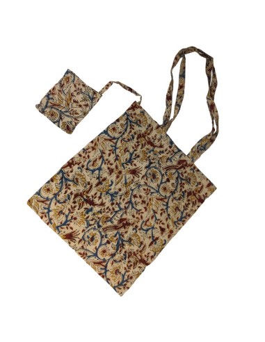 Bolsa Algodon Kalamkari Nature India Alternativa 3