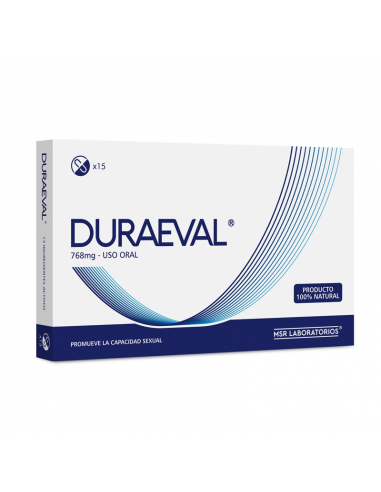 Duraeval 768mg 15 capsulas MSR Lab