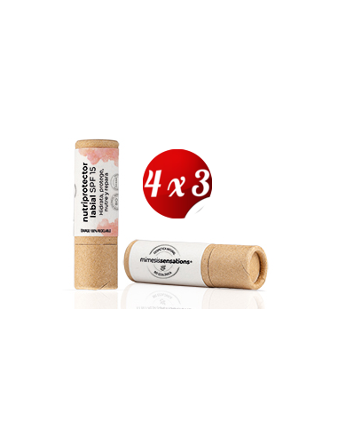 Pack 4x3 Nutriprotector Labial 4 Gramos de Herbora