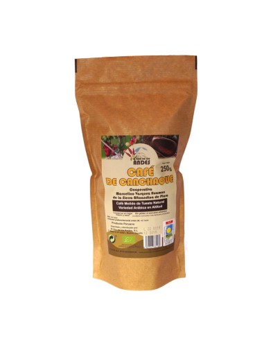 Cafe Peru Tueste Natural Molido 250 gramos Eco de El Oro De Los Andes