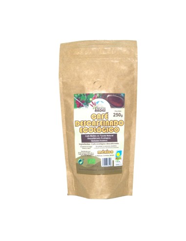 Cafe Molido Descafeinado De Tueste Natural 250 Gr de Oro De