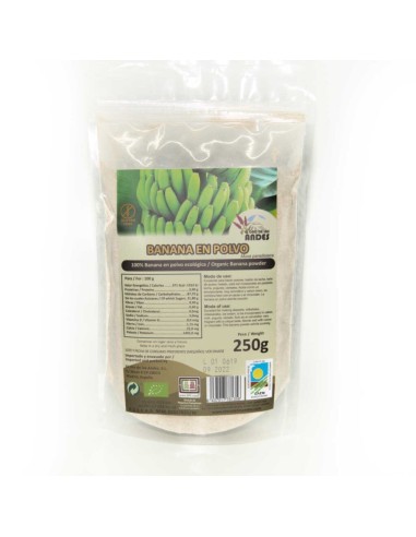 Banana En Polvo 250 Gr de Oro De Los Andes