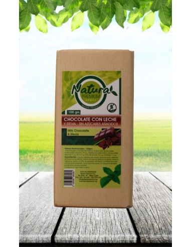 Chocolate Con Leche Stevia 100 Gr de Oro De Los Andes