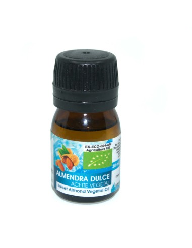 Aceite Vegetal De Almendra Dulcel Bio 30 Ml de Oro De Los An