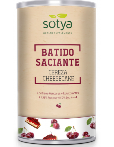 Batidos Saciantes 550G Polvo Sabor Cereza Cheeseca Sotya