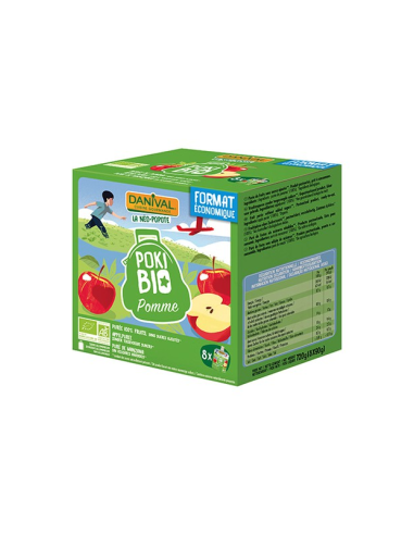 Pack 8 Smoothies De Manzana, Bio 720 G de Danival