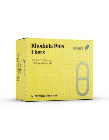 Pack de 2 ud Rhodiola Plus Ebers 60 Caps de Ebers Pack