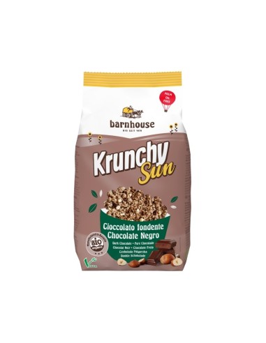 Muesli Krunchy Sun Choco Negro-Avellana 375 Gramos Bio Barnhouse