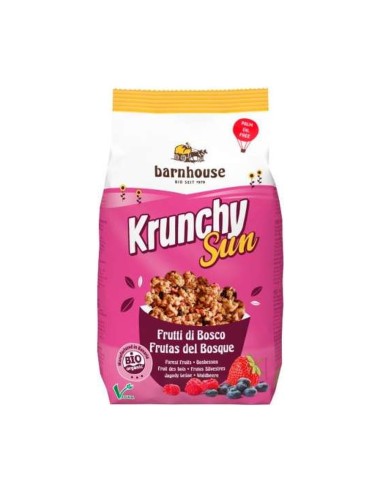 Muesli Krunchy Sun Frutos Del Bosque 750 Gramos Bio Barnhouse