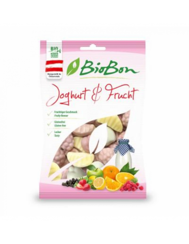 Caramelos de Goma Sabor Yogurt y Fruta Bio 100 g de Biobon