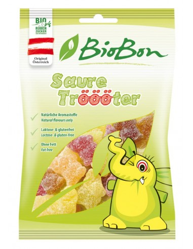 Caramelos de Goma Sabor Frutas Ácidas Bio 100 gr de Biobon