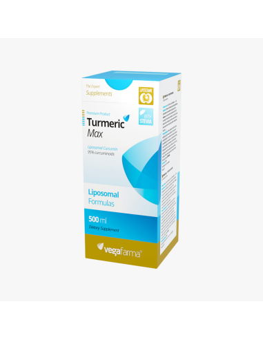 Turmeric Max Liposomal 500 ml de Vegafarma