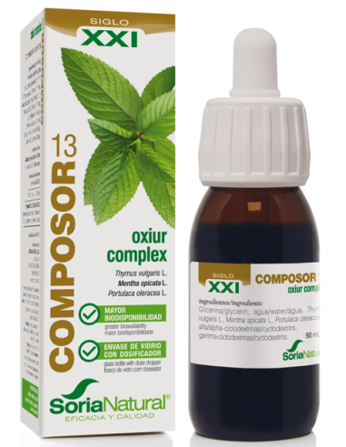 Composor 13 Oxiur Complex Xxi 50Ml. de Soria Natural