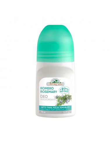 Desodorante Roll On Romero 75 ml de Corpore Sano