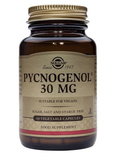 Pycnogenol® 30 mg  30 cápsulas vegetales Solgar