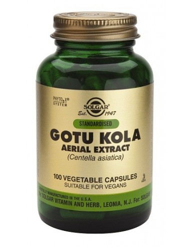 Gotu Kola  100 cápsulas vegetales Solgar