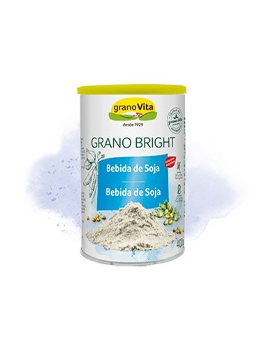 Bebida De Soja En Polvo Grano Bright 400 Gr de Granovita